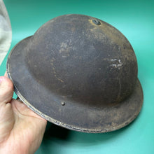 Load image into Gallery viewer, Original WW2 British Civil Defence Home Front Wardens Mk2 Helmet
