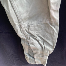 Load image into Gallery viewer, Vintage Dutch Army Vietnam War Olive Green Combat Trousers - Size 38&quot; Waist
