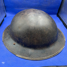 Load image into Gallery viewer, Original WW2 British Army Mk2 Brodie Combat Helmet
