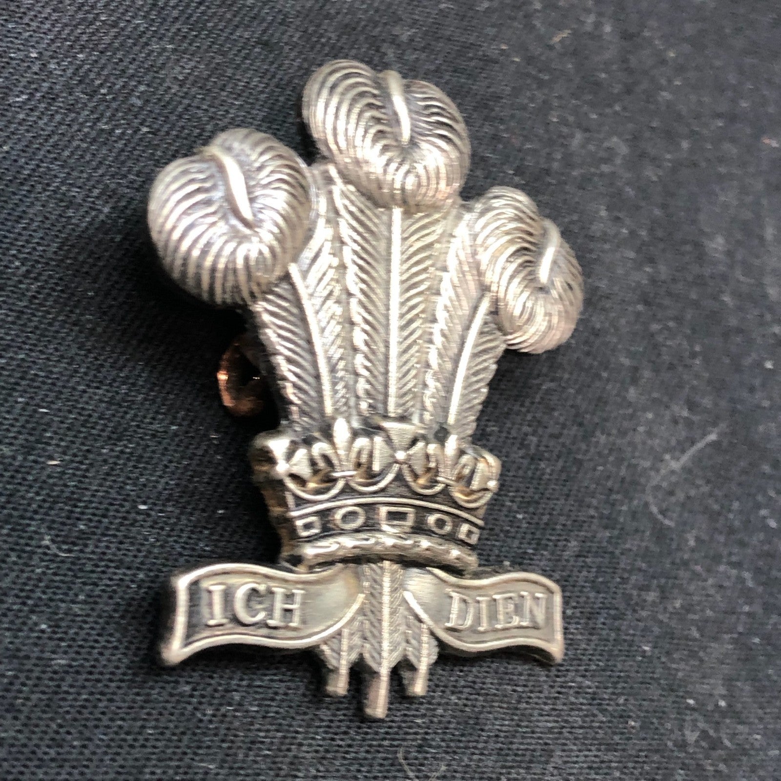 Original WW2 British Army Cap Badge - Royal Regiment of Wales - The Militaria Shop
