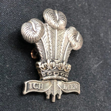 Load image into Gallery viewer, Original WW2 British Army Cap Badge - Royal Regiment of Wales - The Militaria Shop
