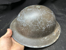 Load image into Gallery viewer, Original WW2 British Civil Defence Home Front Mk2 Brodie Helmet - S.L.P
