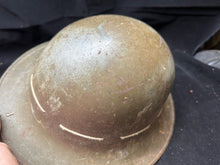 Load image into Gallery viewer, Original WW2 British Civil Defence Civillian Zuckerman Helmet - Size LARGE 1941
