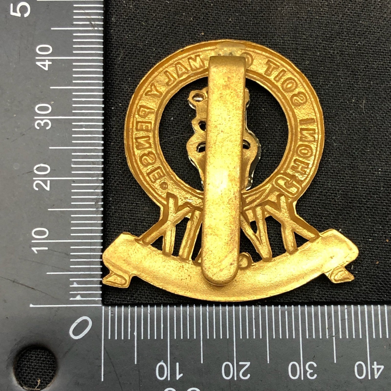 Genuine British Army Brass Cap Badge - 15th/19th The King's Royal Hussars - The Militaria Shop
