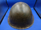 Mk3 Canadian / British Army Original WW2 Turtle Helmet High Rivet - Div Signed - The Militaria Shop