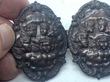 Load image into Gallery viewer, Original - 2 Piece Nurses Bronze Belt Buckles - Lovely Items
