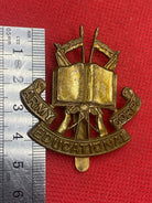 Original British Army - ARMY EDUCATION CORPS Cap Badge - The Militaria Shop