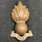Genuine WW2 British Army Brass Cap Badge - Royal Engineers - The Militaria Shop