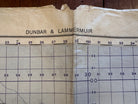 Original WW2 British Army GSGS Map of Scotland - Dunbar & Lammermuir - The Militaria Shop