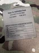 British Army Grade 1 - 3L Rider Hydration Water Pack MTP Camouflage Issued - The Militaria Shop