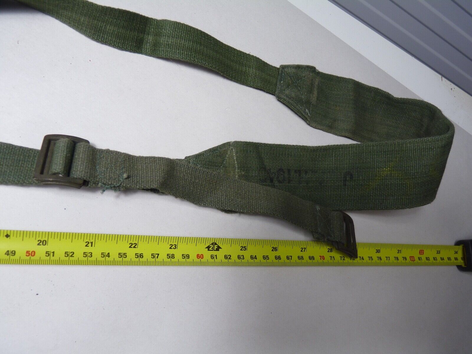 Original WW2 British Army 44 Pattern Shoulder / Extended Equipment Strap - 1945 - The Militaria Shop