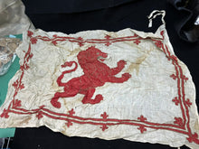 Charger l&#39;image dans la galerie, Original WW2 Scottish Royal Banner of Scotland Rampant Lion Flag - Vehicle Flag
