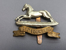 Load image into Gallery viewer, Original WW2 British Army West Yorkshire Regiment Cap Badge
