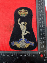 Load image into Gallery viewer, British Army Bullion Embroidered Blazer Badge - Signal Corps
