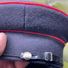 Load image into Gallery viewer, Original British Army Royal Engineers Guards Peaked Cap - 56cm - The Militaria Shop
