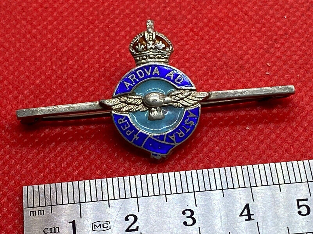 Original British Army, Royal Air Force RAF Silver Marked Sweetheart Brooch