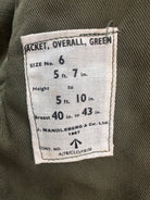 Genuine British Army 1967 Pattern Green Jacket Overall - Size 6 - 43" Chest - The Militaria Shop