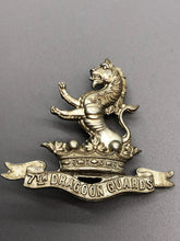 Load image into Gallery viewer, Original WW1 British Army 7th Dragoon Guards Regiment Cap Badge
