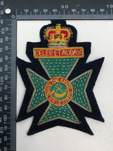 Load image into Gallery viewer, British Army Bullion Embroidered Blazer Badge - The Kings Royal Rifle Corps
