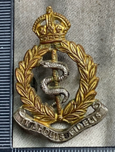 Load image into Gallery viewer, Origianl WW2 British Army Royal Army Medical Corps RAMC Cap Badge
