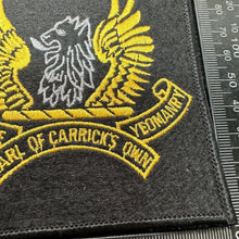 Charger l&#39;image dans la galerie, British Army Embroidered Blazer Badge - Ayrshire Earl of Carrick&#39;s Own Yeomanry
