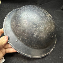 Load image into Gallery viewer, Original WW2 British Home Front Civil Defence Helmet
