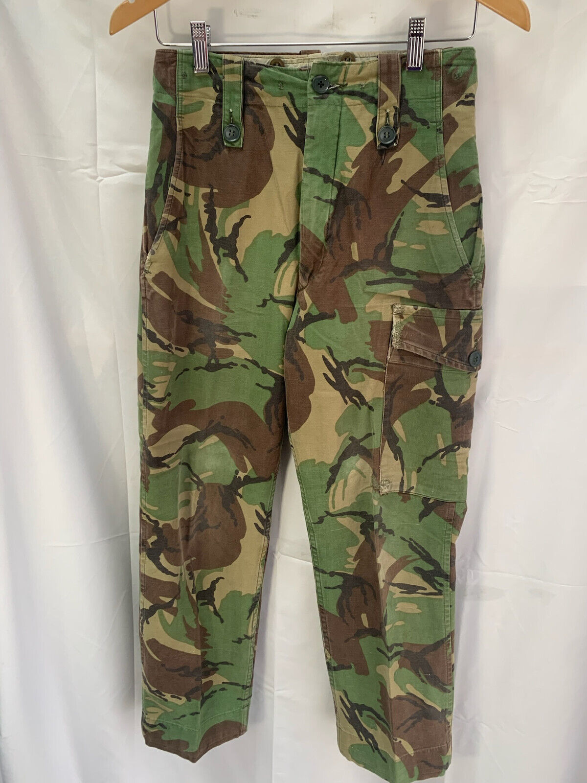 Genuine British Army 68 Pattern DPM Jungle Camouflaged Trousers - Size 28" Waist - The Militaria Shop