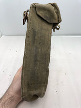 Load image into Gallery viewer, Original WW2 British Army 37 Pattern Bren Pouch - Used Condition
