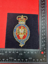 Load image into Gallery viewer, British Army Bullion Embroidered Blazer Badge - The Blues &amp; Royals
