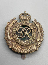 Load image into Gallery viewer, Original WW2 British Army Royal Engineers Brass Cap Badge
