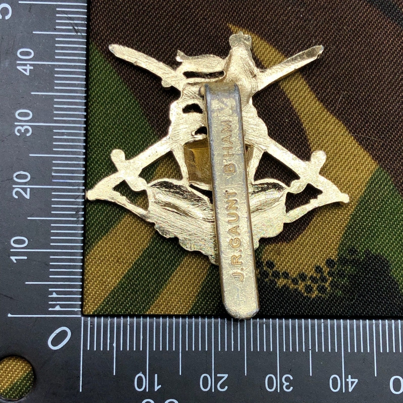 Genuine British Army Staybrite Cap Badge - Junior Leaders Regiment - The Militaria Shop