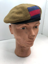 Load image into Gallery viewer, Genuine British Army Khaki Guards Regimental Beret Hat - Size 59cm
