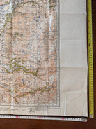 Original WW2 British Army OS Map of Great Britain - Barmouth & Aberystwyth - The Militaria Shop