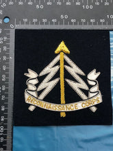 Charger l&#39;image dans la galerie, British Army Bullion Embroidered Blazer Badge - Reconnaissance Corps
