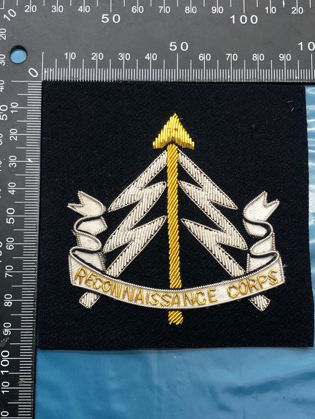 British Army Bullion Embroidered Blazer Badge - Reconnaissance Corps