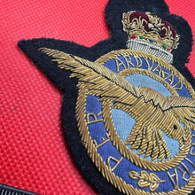 Load image into Gallery viewer, British RAF Royal Air Force Bullion Embroidered Blazer Badge
