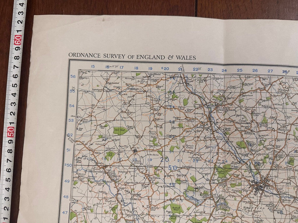 Original WW2 British Army GSGS OS Map of Great Britain - Colchester - The Militaria Shop