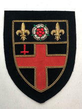 Load image into Gallery viewer, British Army Bullion Embroidered Blazer Badge - Unknown Regiment
