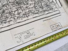 Load image into Gallery viewer, Original WW2 German Army Map of Saintes, France
