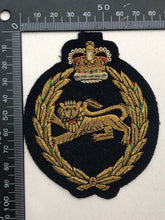 Load image into Gallery viewer, British Army Bullion Embroidered Blazer Badge - Kings Own Royal Border Regiment
