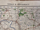 Original WW2 British Army GSGS OS Map of Great Britain - Goole & Pontefract - The Militaria Shop
