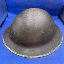 Load image into Gallery viewer, Original British Army Mk2 Combat Helmet - Untouched WW2 Example
