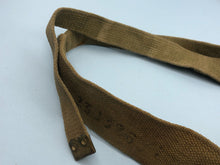 Load image into Gallery viewer, Original WW2 British Army Tan Webbing Shoulder Strap 37 Pattern
