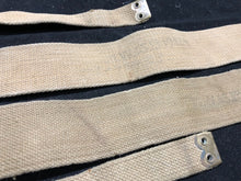 Load image into Gallery viewer, Original WW2 British Army 37 Pattern Khaki L-Straps Webbing - Wartime Dated
