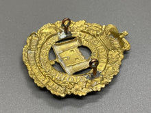 Load image into Gallery viewer, Original Victorian British Army Pagri Badge to The Suffolk Regiment
