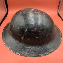 Load image into Gallery viewer, Original WW2 Mk2 British Army Brodie Combat Helmet &amp; Liner Set
