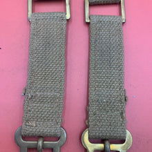 Load image into Gallery viewer, Original WW2 British Army 37 Pattern Webbing Brace Adaptors Pair
