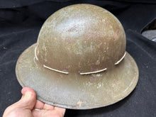 Load image into Gallery viewer, Original WW2 British Civil Defence Civillian Zuckerman Helmet - Size LARGE 1941
