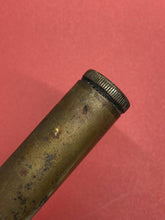 Load image into Gallery viewer, Original WW1 / WW2 British Army SMLE Lee Enfield Rifle Brass Oil Bottle
