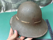 Load image into Gallery viewer, Original WW2 British Home Front Civillian Zuckerman Helmet 1941 Dated &amp; Liner
